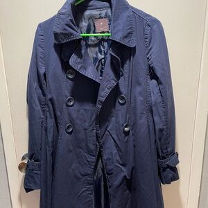 Forever 21 Navy Trench Coat